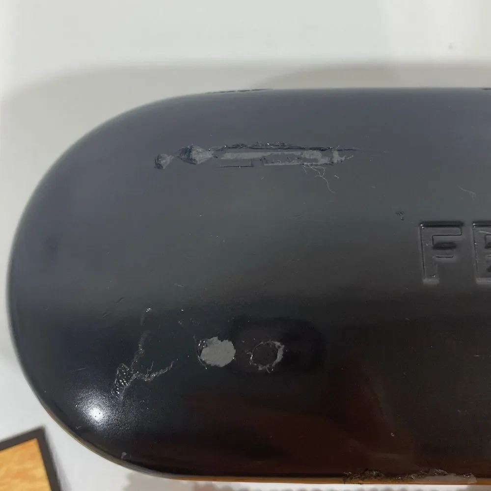 Fendi Sunglasses Case Hard shell Black With Cloth Authentic READ